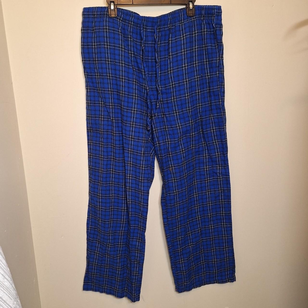 Croft & Barrow Blue Plaid Lounge/Pajama Pants
